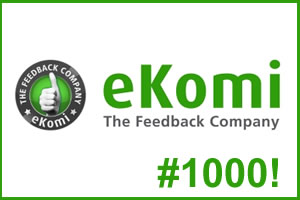 eKomi 1000 reviews