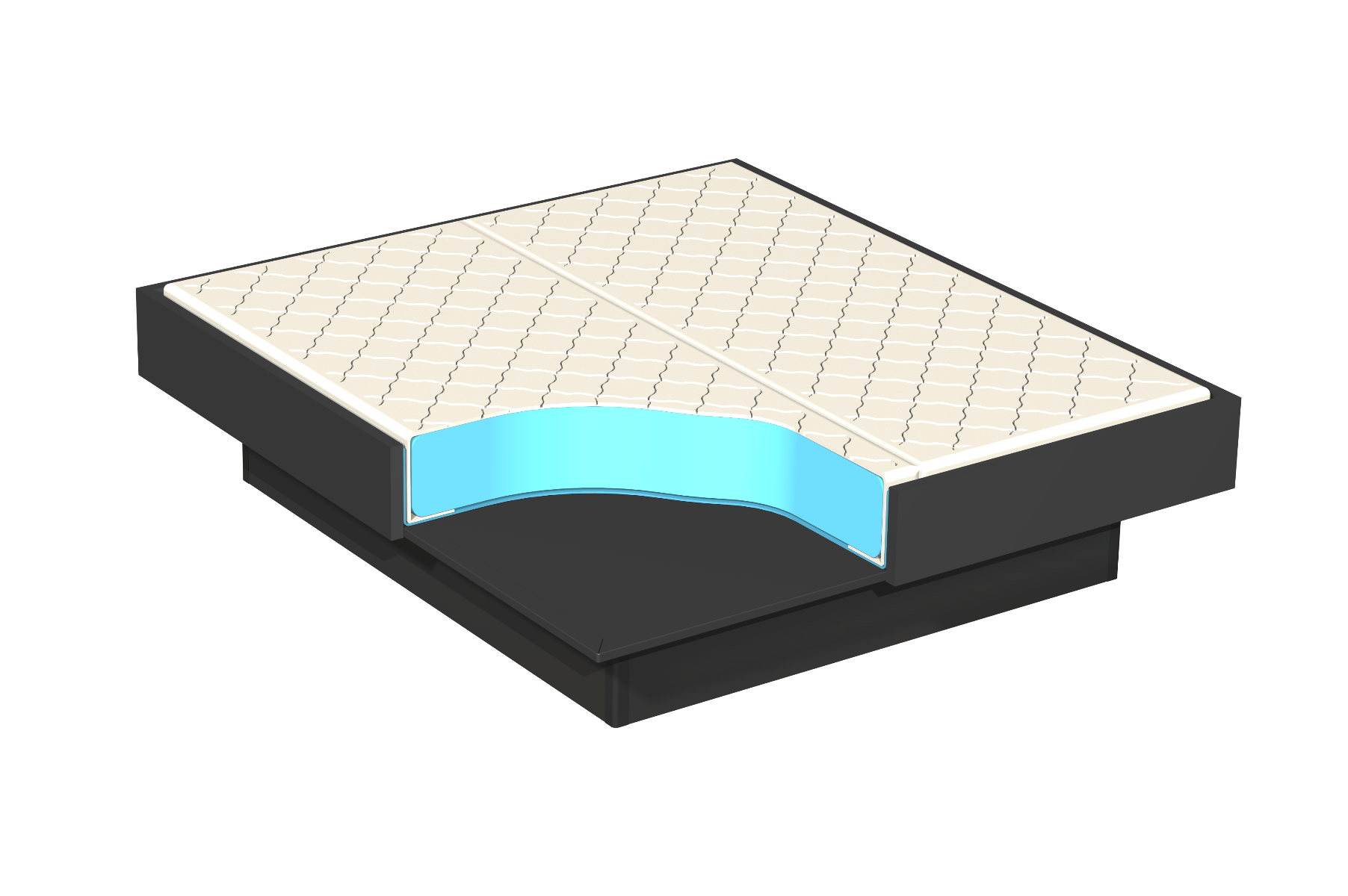 Hardside Universele Tencel Tijk Vivera Waterbedden